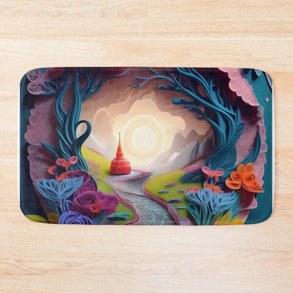 Item preview, Mystical Dimensions: Multidimensional Paper Cut in a Magical Realm designed and sold by Ceemko's Vintage Corner.