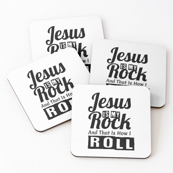 Item preview, Jesus Is My Rock And That Is How I Roll designed and sold by Zklag.