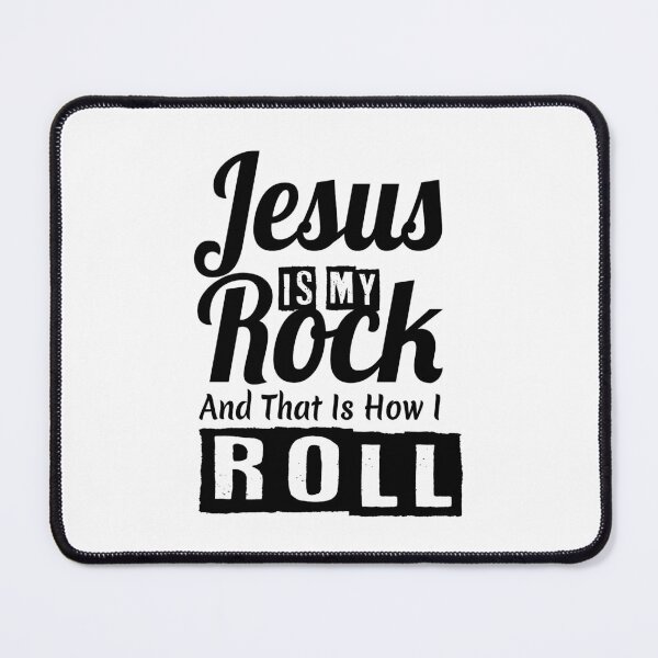 Item preview, Jesus Is My Rock And That Is How I Roll designed and sold by Zklag.
