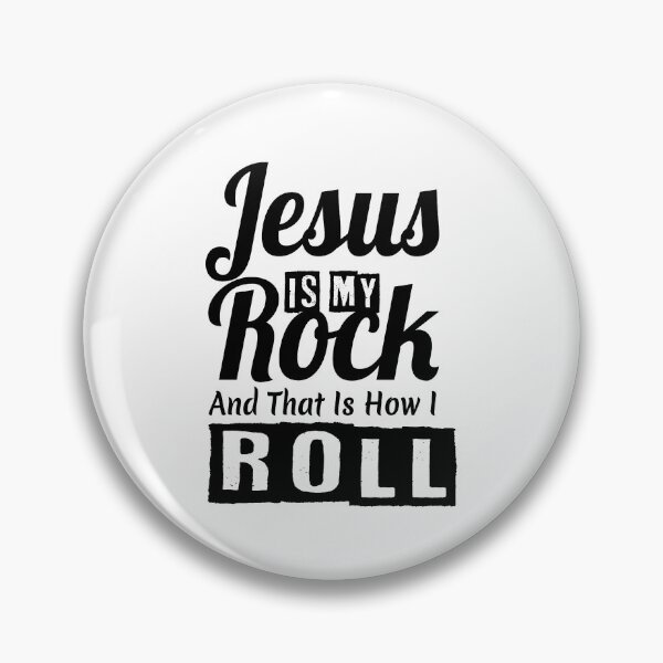 Item preview, Jesus Is My Rock And That Is How I Roll designed and sold by Zklag.
