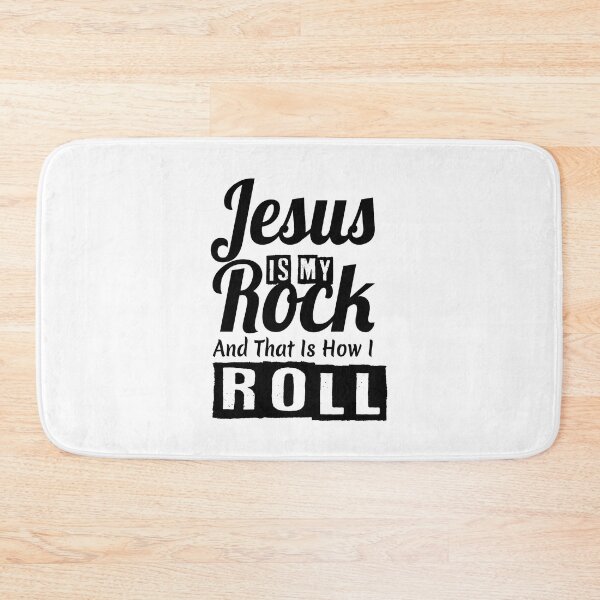Item preview, Jesus Is My Rock And That Is How I Roll designed and sold by Zklag.
