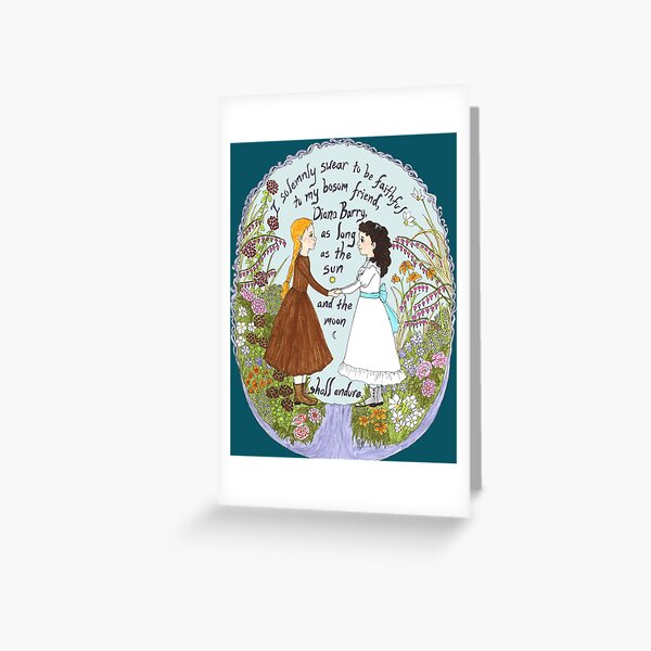Anne & Diana Greeting Card