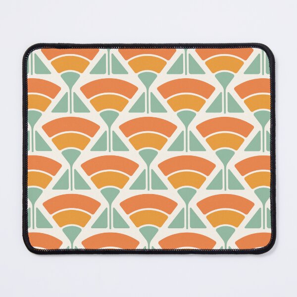 Item preview, KF 0042 H - Retro Vintage Flowers Minimalist 70s Modern Geometric Floral Pattern designed and sold by KhakiFinch.