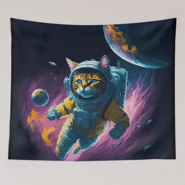 Item preview, cat in space designed and sold by jkrphoto.