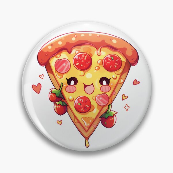 Item preview, pizza chibi designed and sold by CrittersHub.