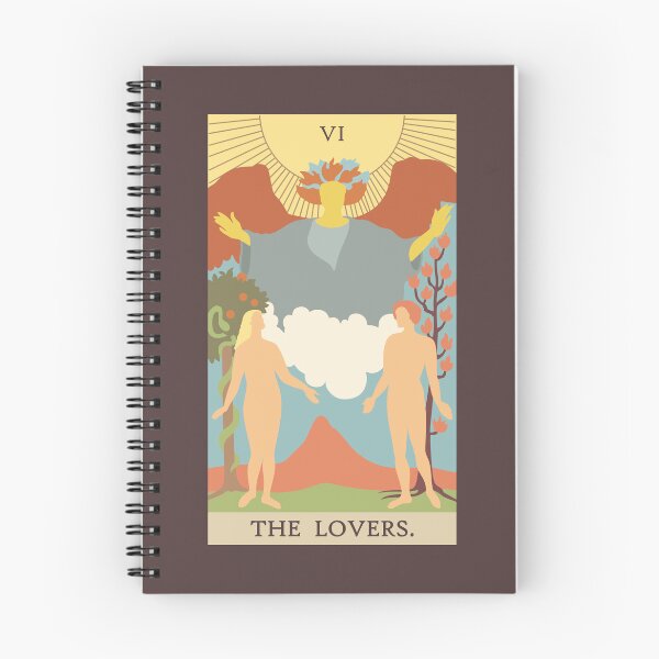 Artikelvorschau, Die Liebhaber-Tarot-Karte entworfen und verkauft von wisemagpie.