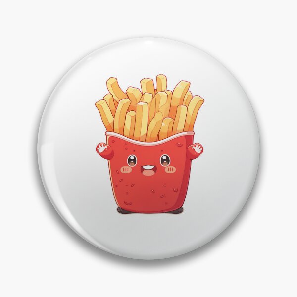 Item preview, papas fritas chibi designed and sold by CrittersHub.