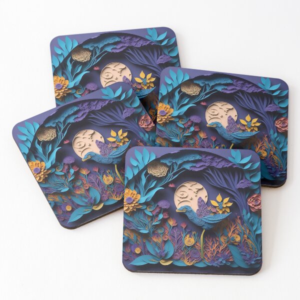 Item preview, Wings of Wonder: Multidimensional Paper Cut in a Magical Avian Realm designed and sold by Ceemko's Vintage Corner.