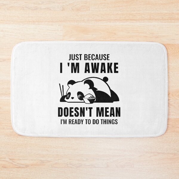 Item preview, Panda bear lazy / Just because Iam awake doesnt mean Iam ready to do things designed and sold by portrait4you.