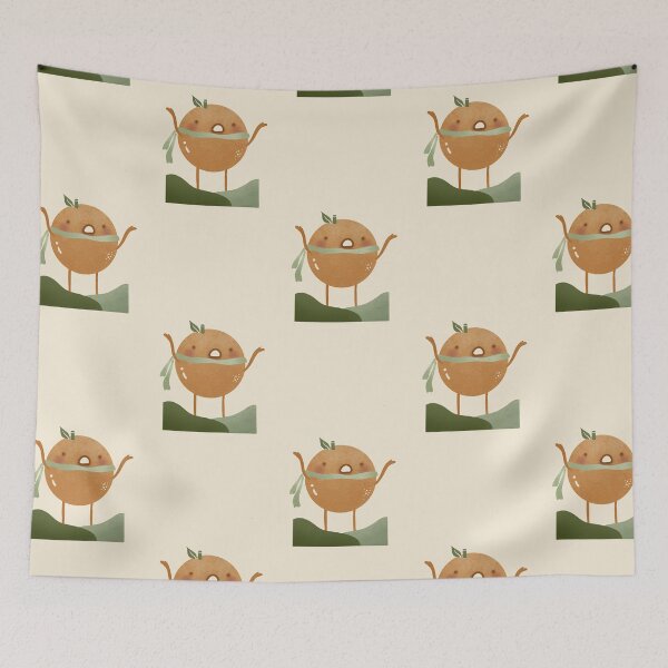 Item preview, Zesty, Bubbly and Adorable Orange Ilustration designed and sold by onionhaseyo.
