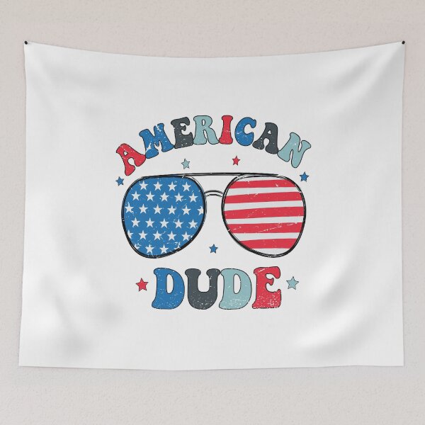 Item preview, American Dude Kids Shirt - Freedom Toddler Tee - Boys 4th Of July Kids Shirt designed and sold by SouQ-Art.