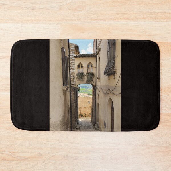 Item preview, Walkway with Two Gothic Windows in a Narrow Alley of Spello designed and sold by EpicVistas.