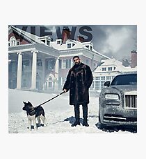 Drake with Dog Views Tapestry Photographic Print