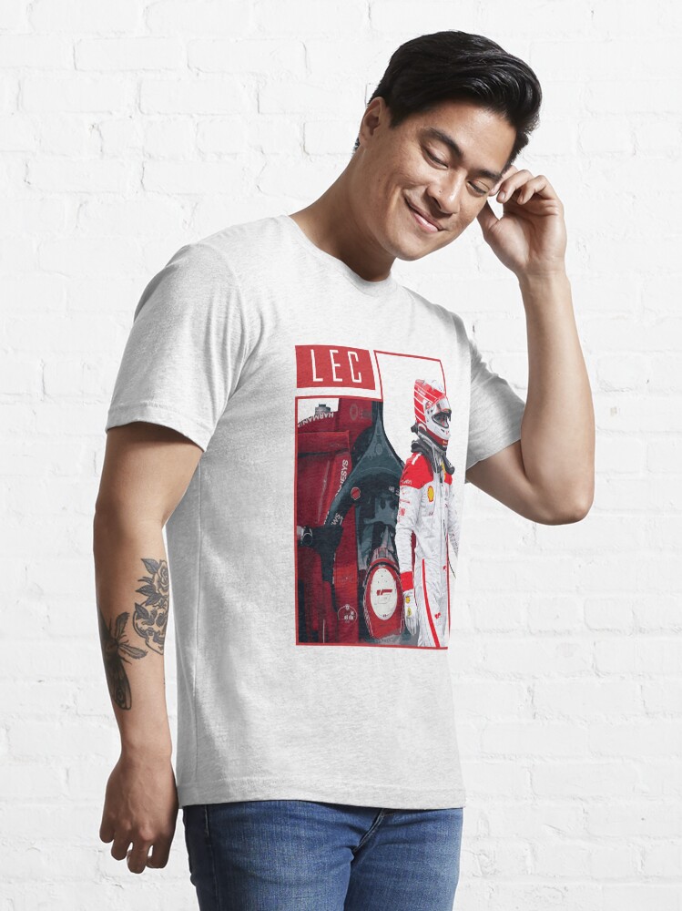 Charles Leclerc Driver T-Shirt 2023 - Scuderia Ferrari F1 - Red XL