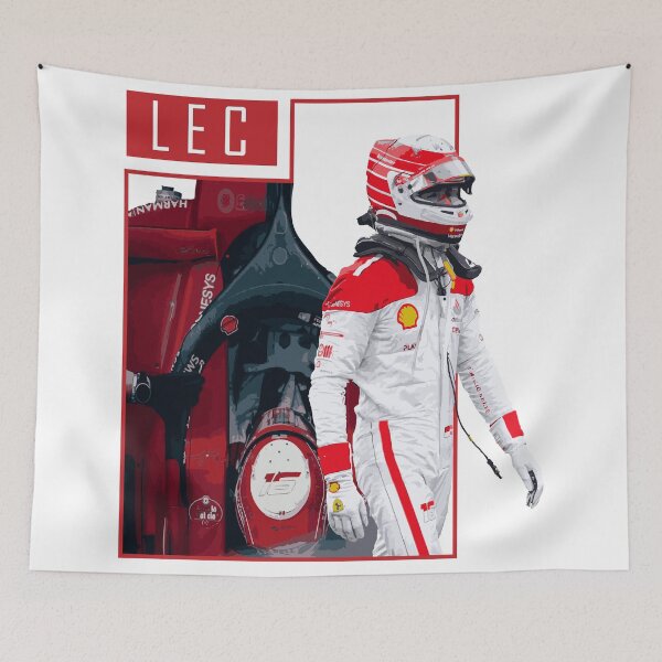 Item preview, Charles Leclerc Monaco Kit Scuderia Ferrari F1 Driver Tag designed and sold by cjd1017.
