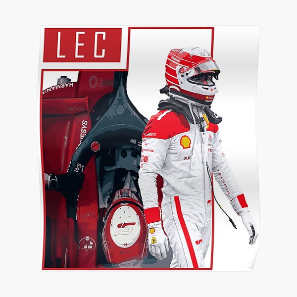 Scuderia Ferrari Team Formula 1 Charles Leclerc 16 T-Shirt - Jolly