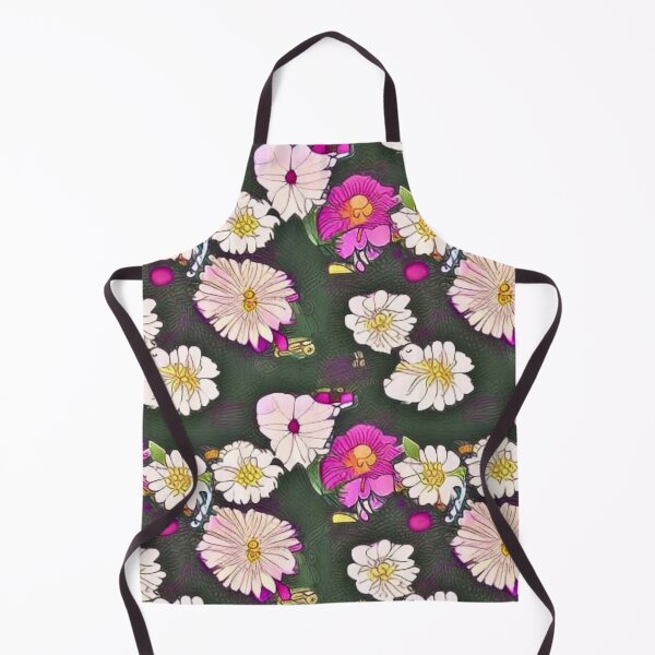 Item preview, Dark 70's/90's Inspired by Wallpaper Floral Pattern, Flowers and Nature Art designed and sold by UmamibyKristi.