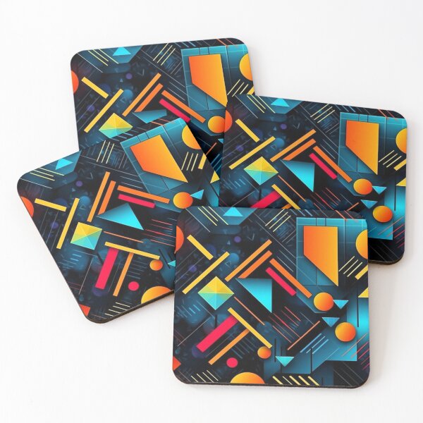 Item preview, Vivid Dimensions: Exploring Abstract 3D Geometries in Colorful Splendor designed and sold by Visual Foundry.
