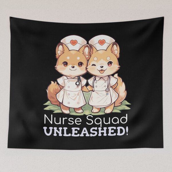Item preview, Kawaii Nurse Pups: Band-Aid Brigade designed and sold by Zandalus.