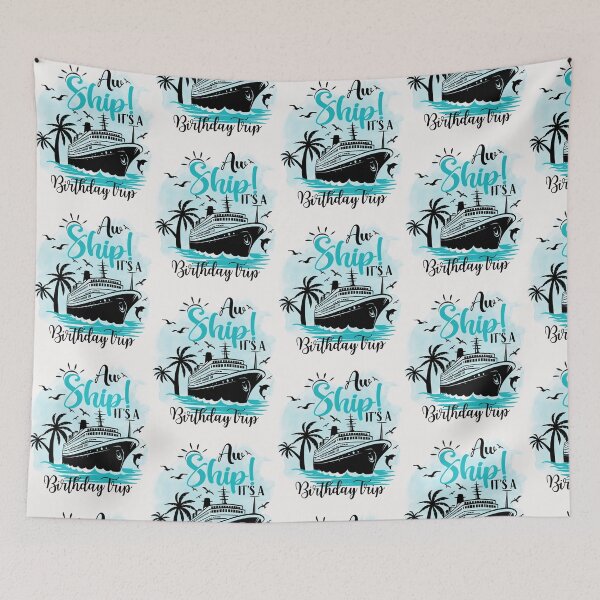 Item preview, Aw ship! It's a Birthday Trip designed and sold by Oceanicmaster.