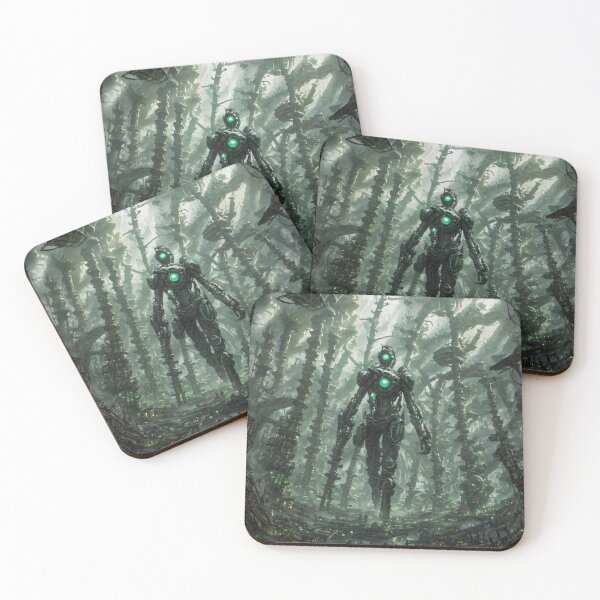 Item preview, cyberpunk forest designed and sold by Artistic canvas store.