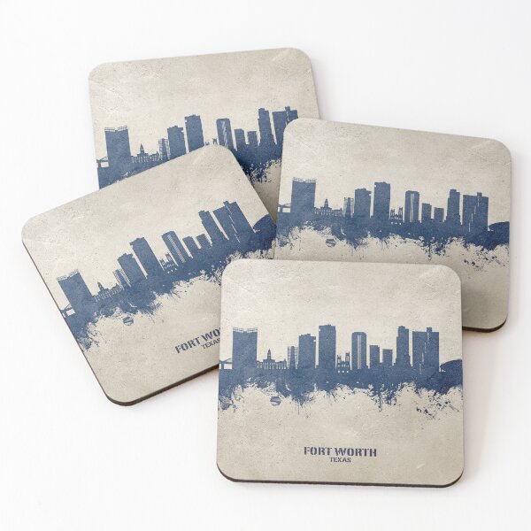 Artikelvorschau, Skyline von Fort Worth, Texas entworfen und verkauft von ArtPrints.