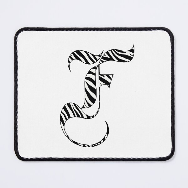 Item preview, LETTER F ZEBRA GOTHIC STYLE designed and sold by buffi13.