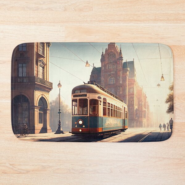 Item preview, Old tram with a retro look designed and sold by Pflugart.