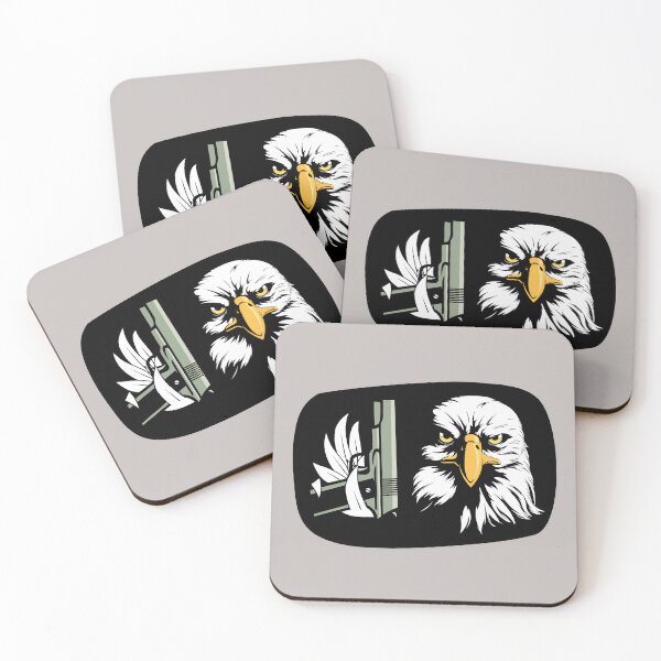 Item preview, Eagle With Pistol designed and sold by AMERICANCHEEZ.