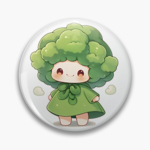 Item preview, brócoli chibi designed and sold by CrittersHub.