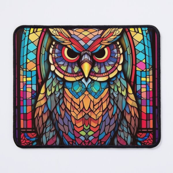 Item preview, Magical Stained Glass Owl Pattern designed and sold by Desfix.