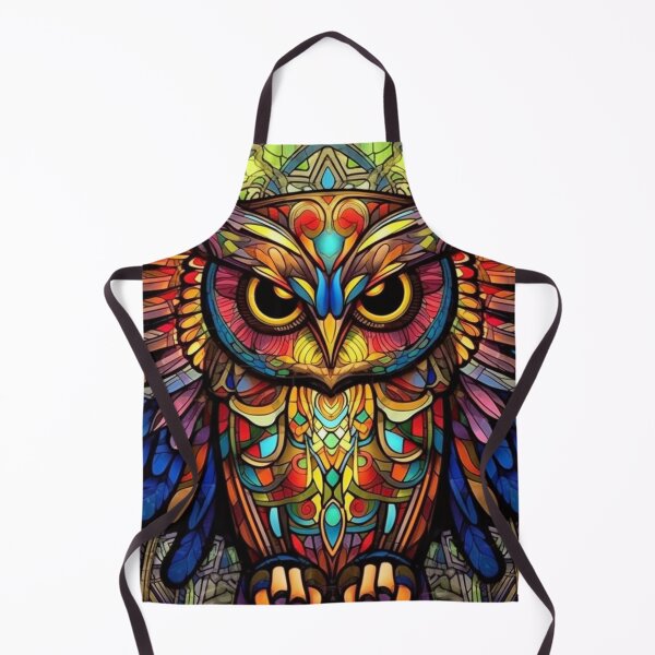 Item preview, Magical Stained Glass Owl Pattern designed and sold by Desfix.