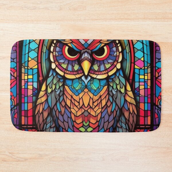 Item preview, Magical Stained Glass Owl Pattern designed and sold by Desfix.