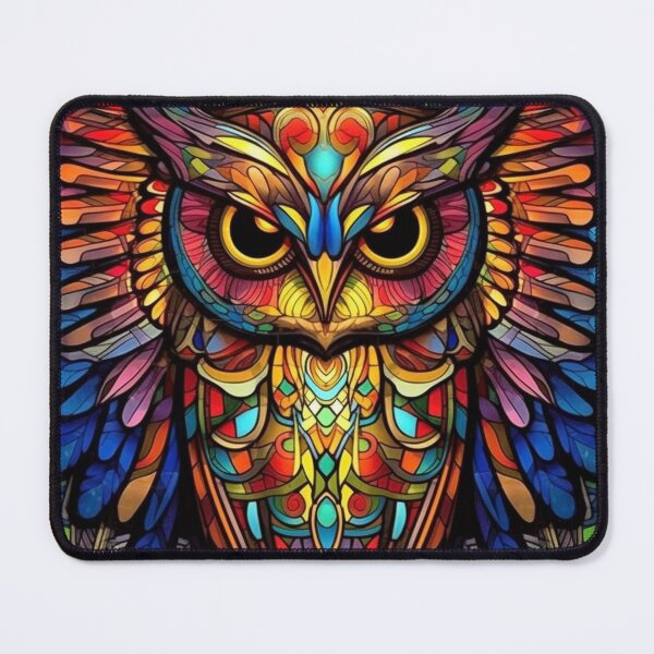 Item preview, Magical Stained Glass Owl Pattern designed and sold by Desfix.