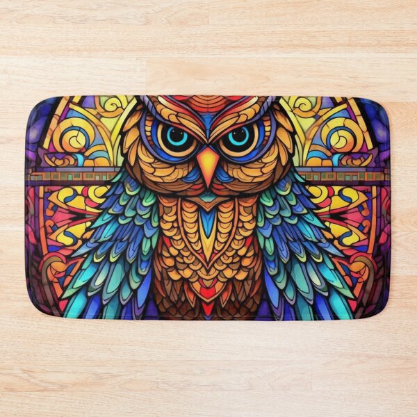 Item preview, Magical Stained Glass Owl Pattern designed and sold by Desfix.