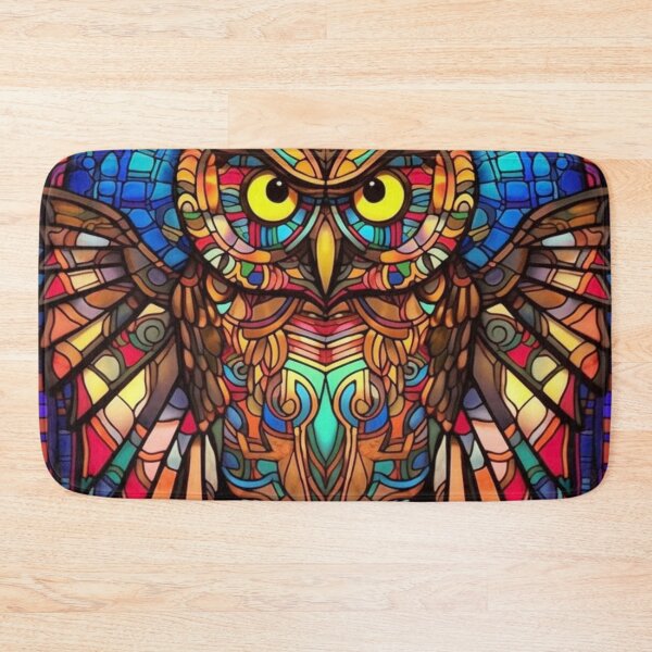 Item preview, Magical Stained Glass Owl Pattern designed and sold by Desfix.