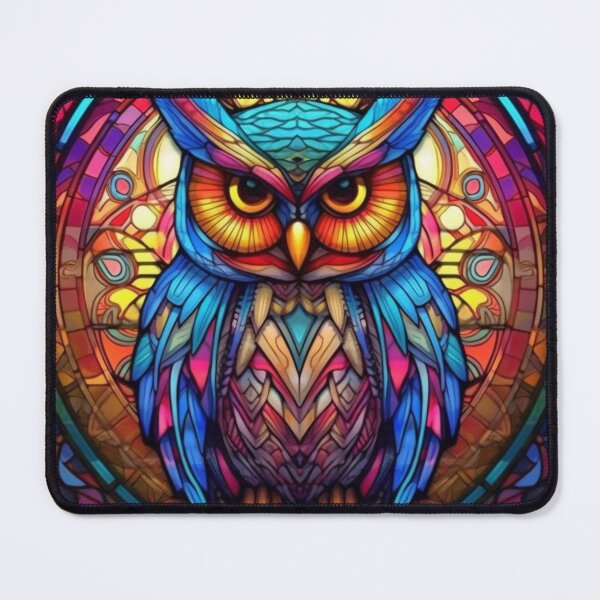 Item preview, Magical Stained Glass Owl Pattern designed and sold by Desfix.