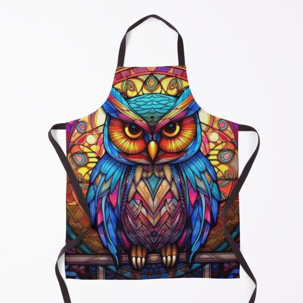 Item preview, Magical Stained Glass Owl Pattern designed and sold by Desfix.