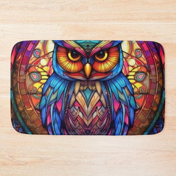 Item preview, Magical Stained Glass Owl Pattern designed and sold by Desfix.