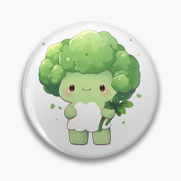 Item preview, brócoli chibi designed and sold by CrittersHub.
