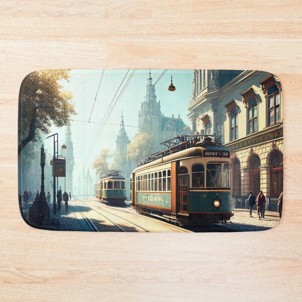 Item preview, Old tram with a retro look designed and sold by Pflugart.