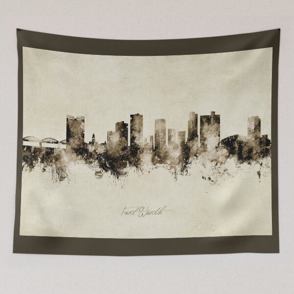 Item preview, Fort Worth Texas Skyline designed and sold by ArtPrints.
