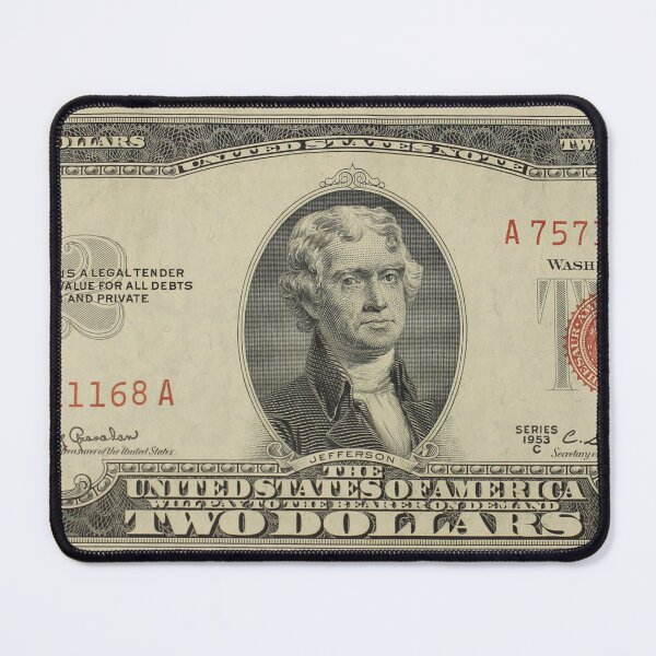 Item preview, Series 1953 C Two Dollar Bill designed and sold by coinsxcrochet.