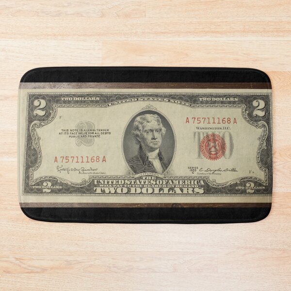 Item preview, Series 1953 C Two Dollar Bill designed and sold by coinsxcrochet.