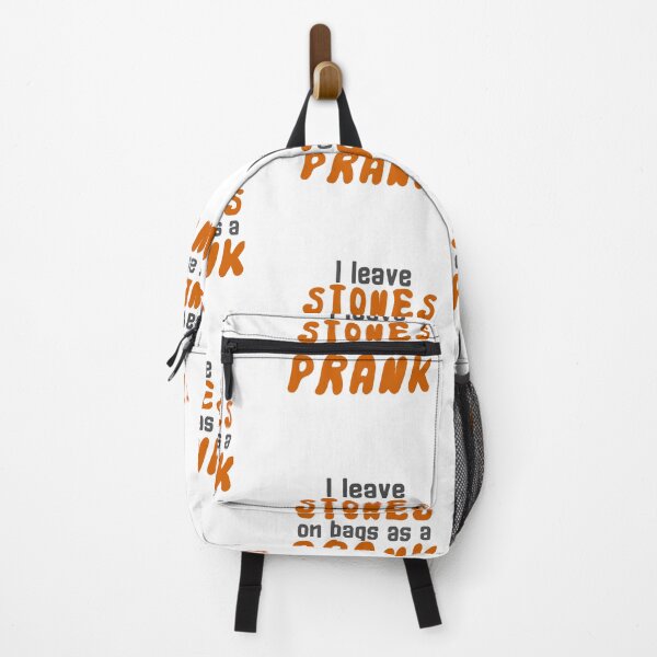 Item preview, I leave stones on bags as a prank sticker by DozyJov designed and sold by DozyJov.