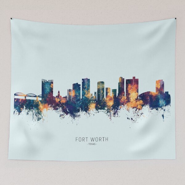 Item preview, Fort Worth Texas Skyline designed and sold by ArtPrints.