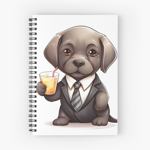 Aperçu de l'œuvre Chiot mignon avec boisson créée et vendue par Game-Graphics.