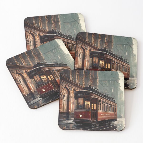 Item preview, Old tram with a retro look designed and sold by Pflugart.