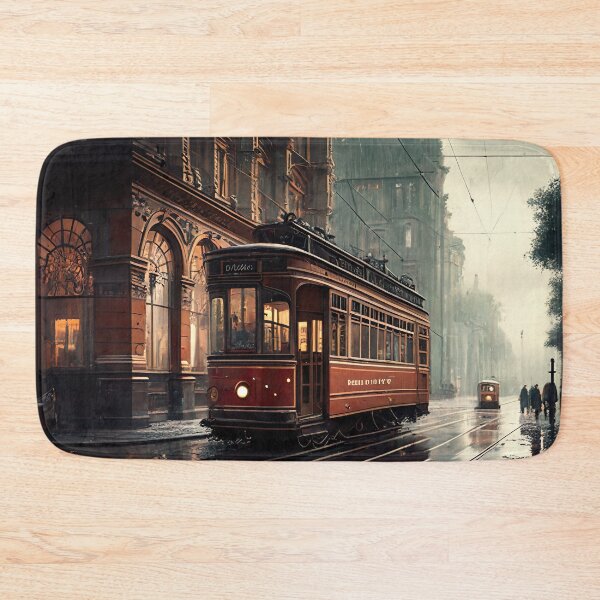 Item preview, Old tram with a retro look designed and sold by Pflugart.