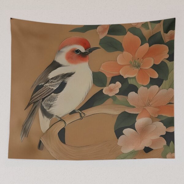Item preview, Birds and Flower japanese vintage japanese art designed and sold by jortan1.